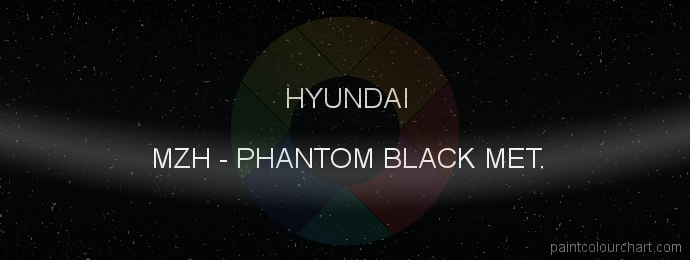 Hyundai paint MZH Phantom Black Met.