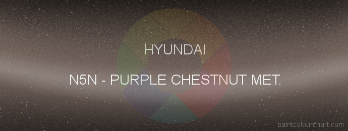 Hyundai paint N5N Purple Chestnut Met.