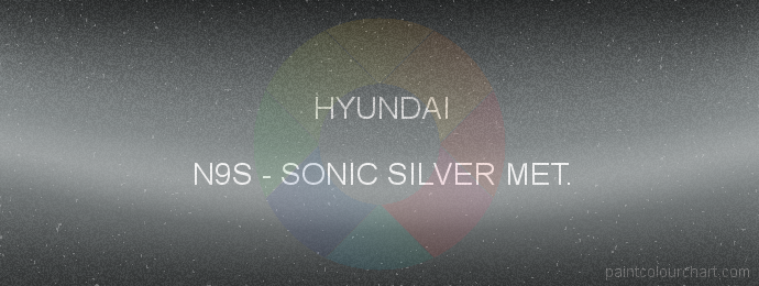 Hyundai paint N9S Sonic Silver Met.