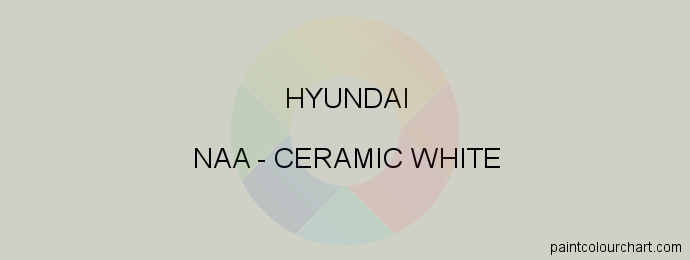 Hyundai paint NAA Ceramic White