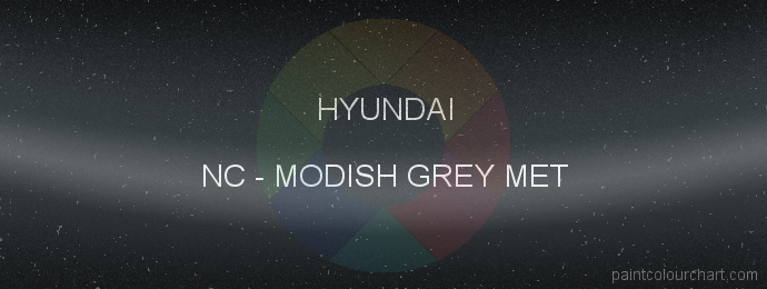 Hyundai paint NC Modish Grey Met