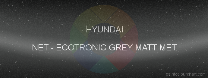 Hyundai paint NET Ecotronic Grey Matt Met.