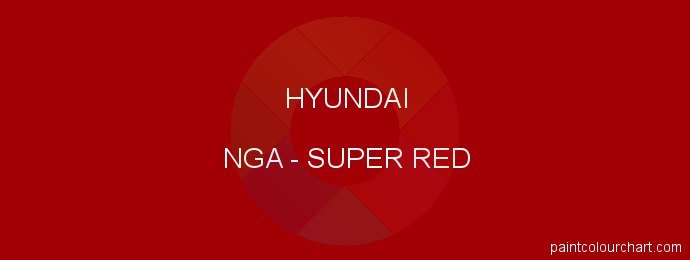 Hyundai paint NGA Super Red