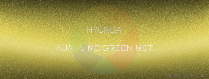 Hyundai paint NJA Lime Green Met.