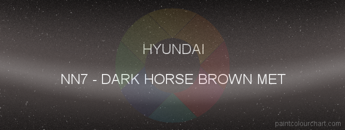 Hyundai paint NN7 Dark Horse Brown Met