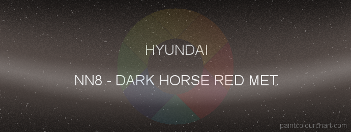 Hyundai paint NN8 Dark Horse Red Met.