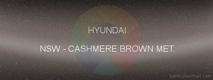 Hyundai paint NSW Cashmere Brown Met.
