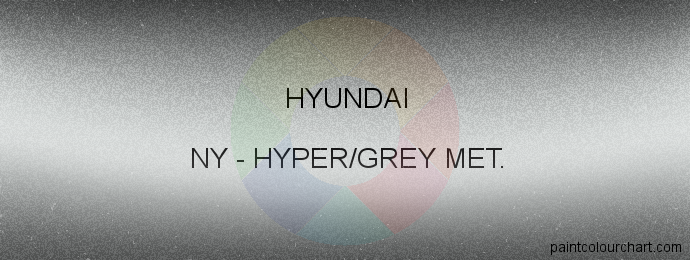 Hyundai paint NY Hyper/grey Met.