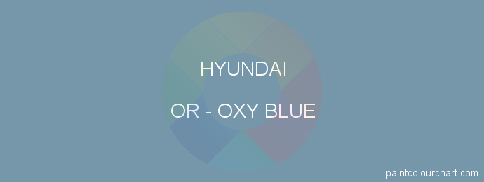Hyundai paint OR Oxy Blue