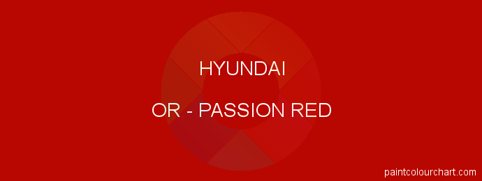 Hyundai paint OR Passion Red
