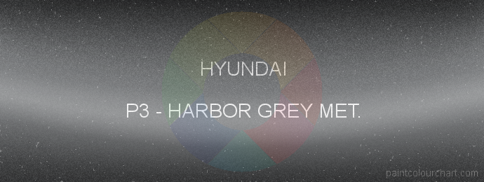 Hyundai paint P3 Harbor Grey Met.