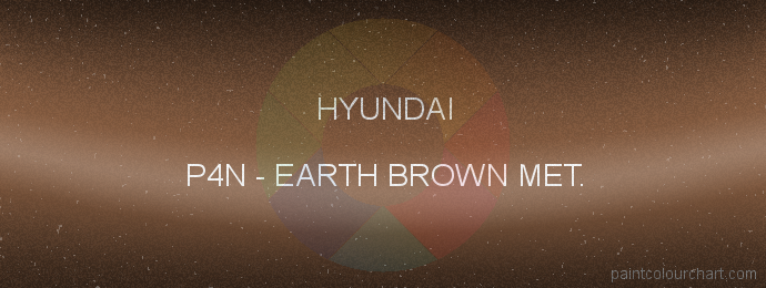 Hyundai paint P4N Earth Brown Met.
