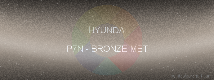 Hyundai paint P7N Bronze Met.