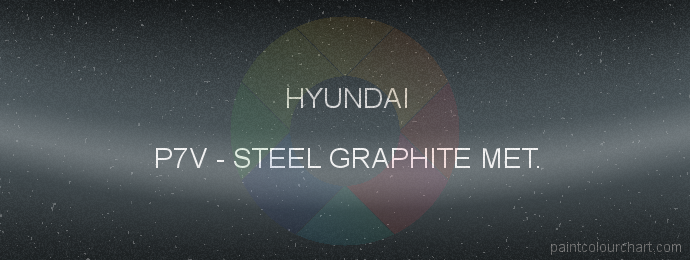 Hyundai paint P7V Steel Graphite Met.