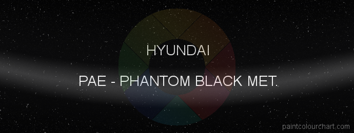 Hyundai paint PAE Phantom Black Met.