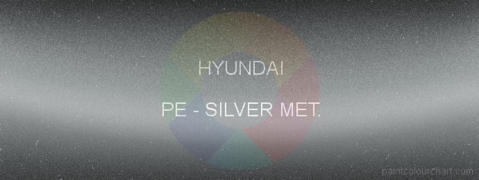 Hyundai paint PE Silver Met.