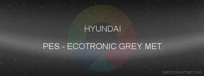 Hyundai paint PES Ecotronic Grey Met.