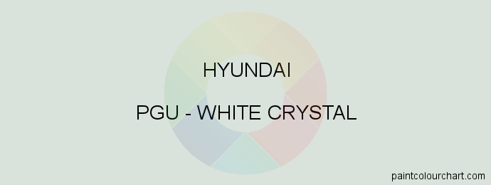 Hyundai paint PGU White Crystal