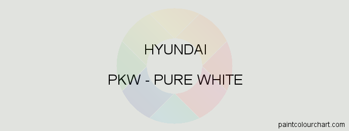 Hyundai paint PKW Pure White