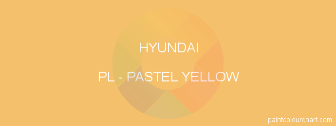 Hyundai paint PL Pastel Yellow