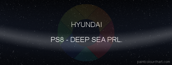 Hyundai paint PS8 Deep Sea Prl.
