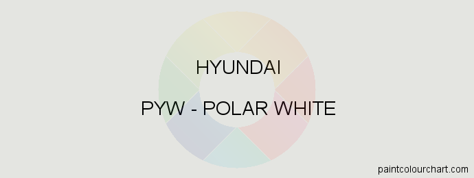 Hyundai paint PYW Polar White