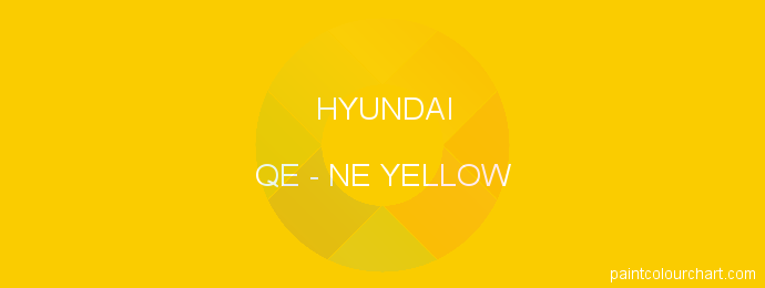 Hyundai paint QE Ne Yellow
