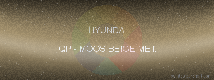 Hyundai paint QP Moos Beige Met.