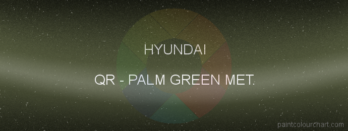 Hyundai paint QR Palm Green Met.