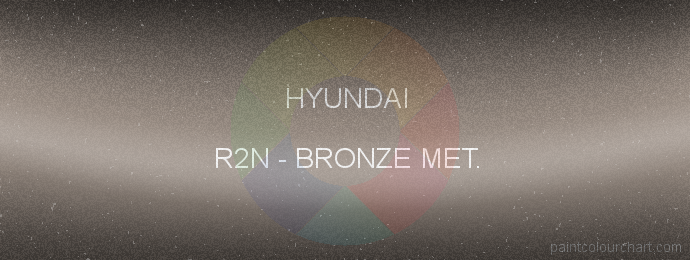 Hyundai paint R2N Bronze Met.