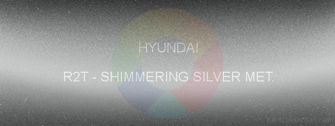 Hyundai paint R2T Shimmering Silver Met.