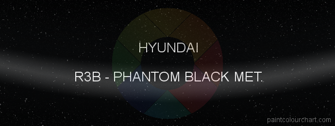 Hyundai paint R3B Phantom Black Met.