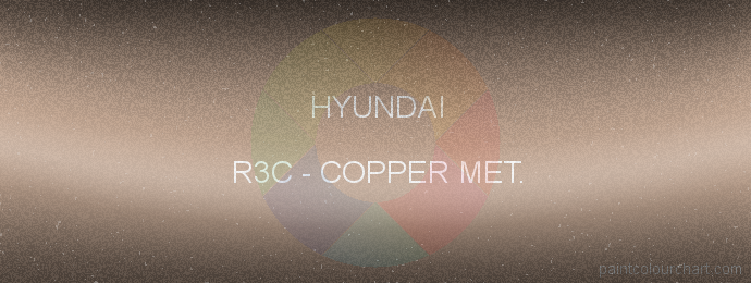 Hyundai paint R3C Copper Met.