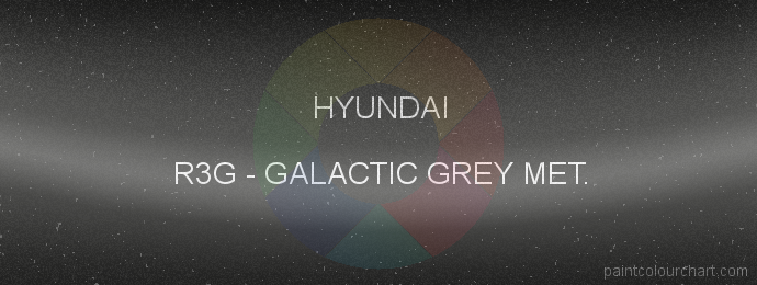 Hyundai paint R3G Galactic Grey Met.