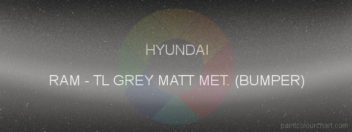 Hyundai paint RAM Tl Grey Matt Met. (bumper)