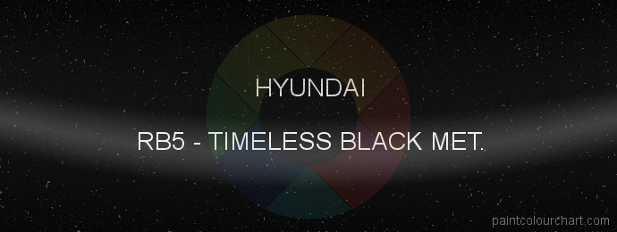 Hyundai paint RB5 Timeless Black Met.