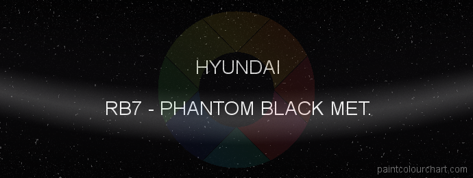 Hyundai paint RB7 Phantom Black Met.
