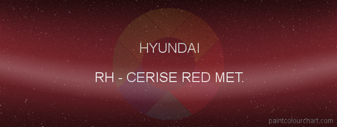 Hyundai paint RH Cerise Red Met.