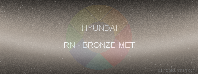 Hyundai paint RN Bronze Met.