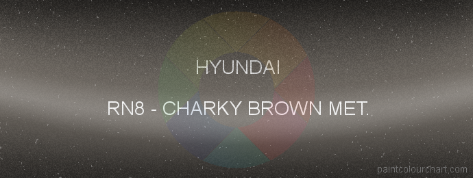 Hyundai paint RN8 Charky Brown Met.