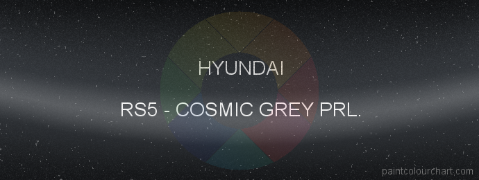 Hyundai paint RS5 Cosmic Grey Prl.