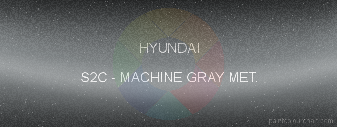 Hyundai paint S2C Machine Gray Met.
