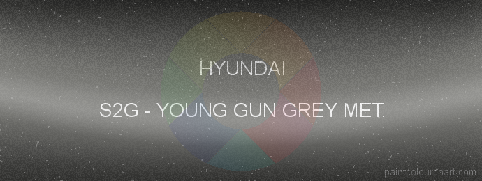 Hyundai paint S2G Young Gun Grey Met.