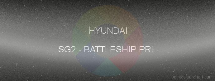 Hyundai paint SG2 Battleship Prl.