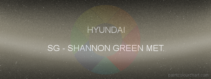 Hyundai paint SG Shannon Green Met.