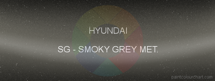 Hyundai paint SG Smoky Grey Met.