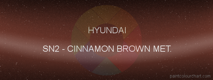 Hyundai paint SN2 Cinnamon Brown Met.