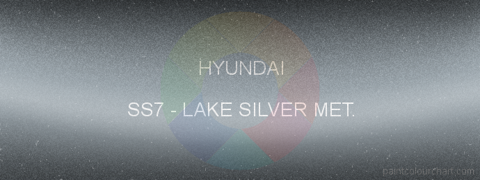 Hyundai paint SS7 Lake Silver Met.