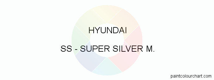 Hyundai paint SS Super Silver M.
