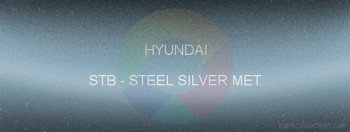 Hyundai paint STB Steel Silver Met.